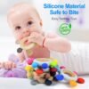 newborn teething ring Toys Silicone Teethers BPA Free review