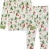 best Burt's Bees Baby Baby Boys Pajamas, 2-Piece Long Sleeve Tee and Long Pant Cotton PJ Set