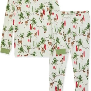 best Burt's Bees Baby Baby Boys Pajamas, 2-Piece Long Sleeve Tee and Long Pant Cotton PJ Set