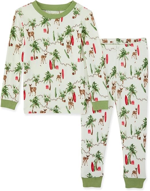 best Burt's Bees Baby Baby Boys Pajamas, 2-Piece Long Sleeve Tee and Long Pant Cotton PJ Set