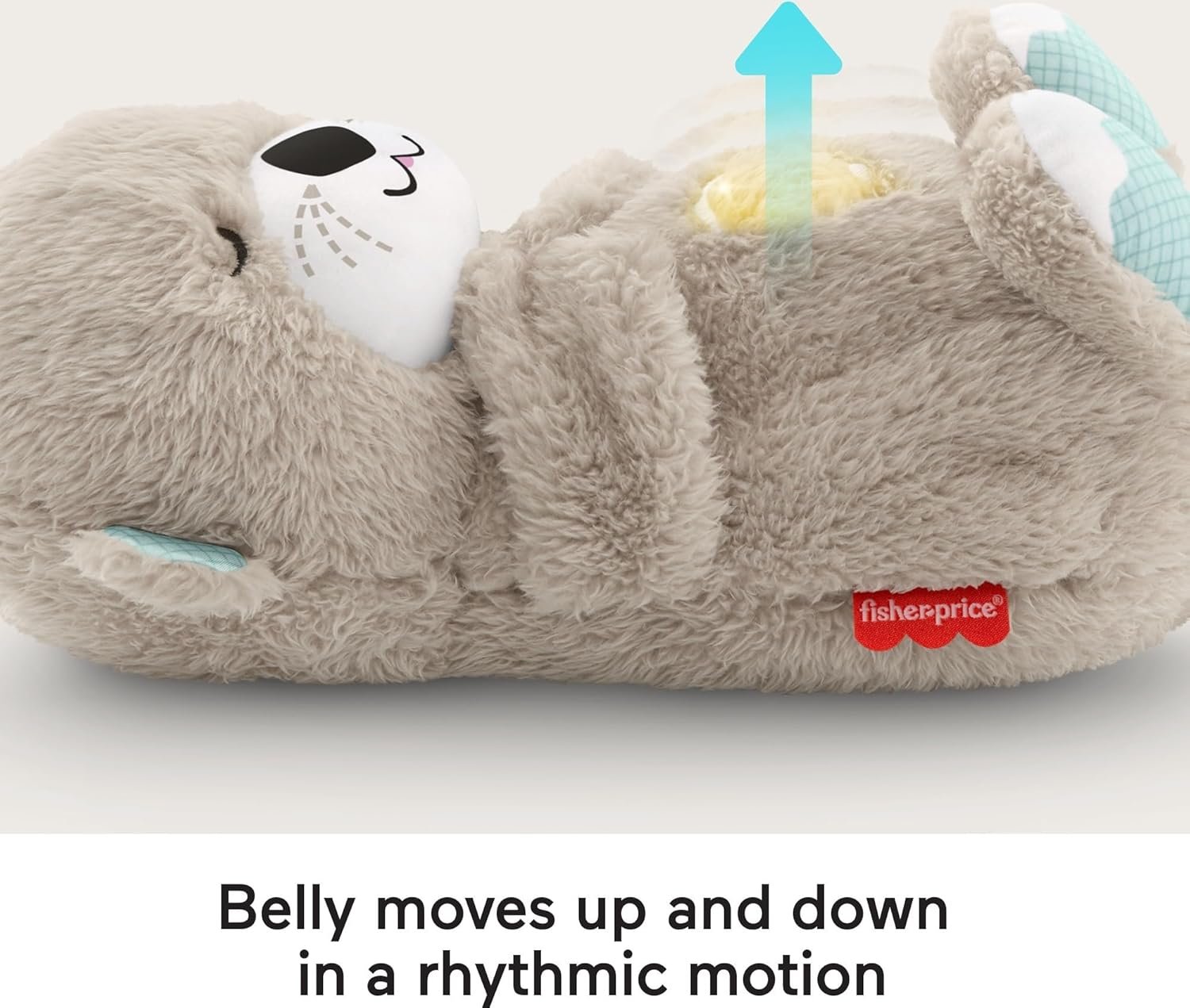 Best Fisher-Price Baby Toy Soothe 'n Snuggle Otter – Baby Plush Toy & Portable Sound Machine with Music, Lights & Breathing Motion for Newborns - Image 6