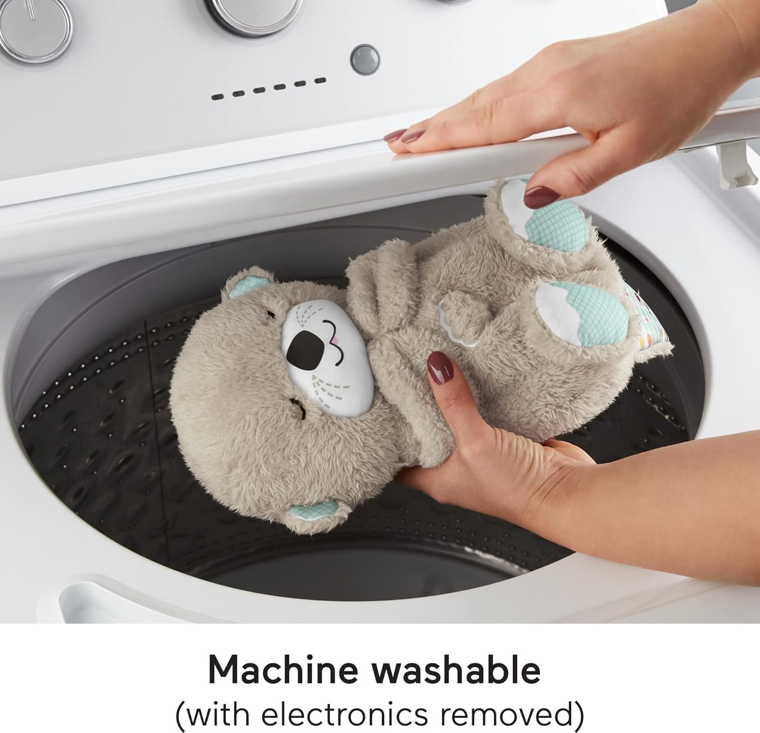 Best Fisher-Price Baby Toy Soothe 'n Snuggle Otter – Baby Plush Toy & Portable Sound Machine with Music, Lights & Breathing Motion for Newborns - Image 5