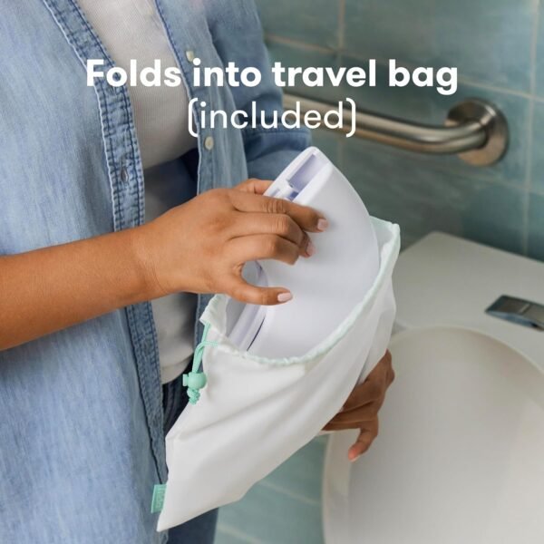 Buy Frida Baby Fold-and-Go Potty Seat for Toilet | Foldable Travel Potty Seat - Image 5