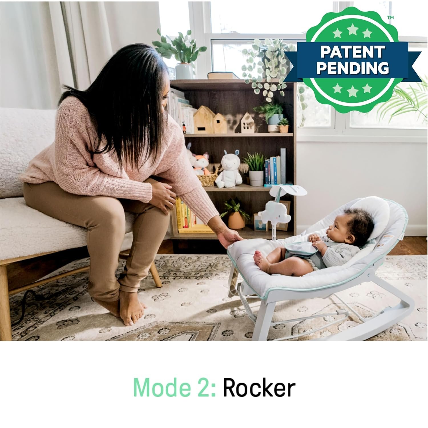 Best Ingenuity Keep Cozy 3-in-1 Grow with Me Vibrating Baby Bouncer - Image 3