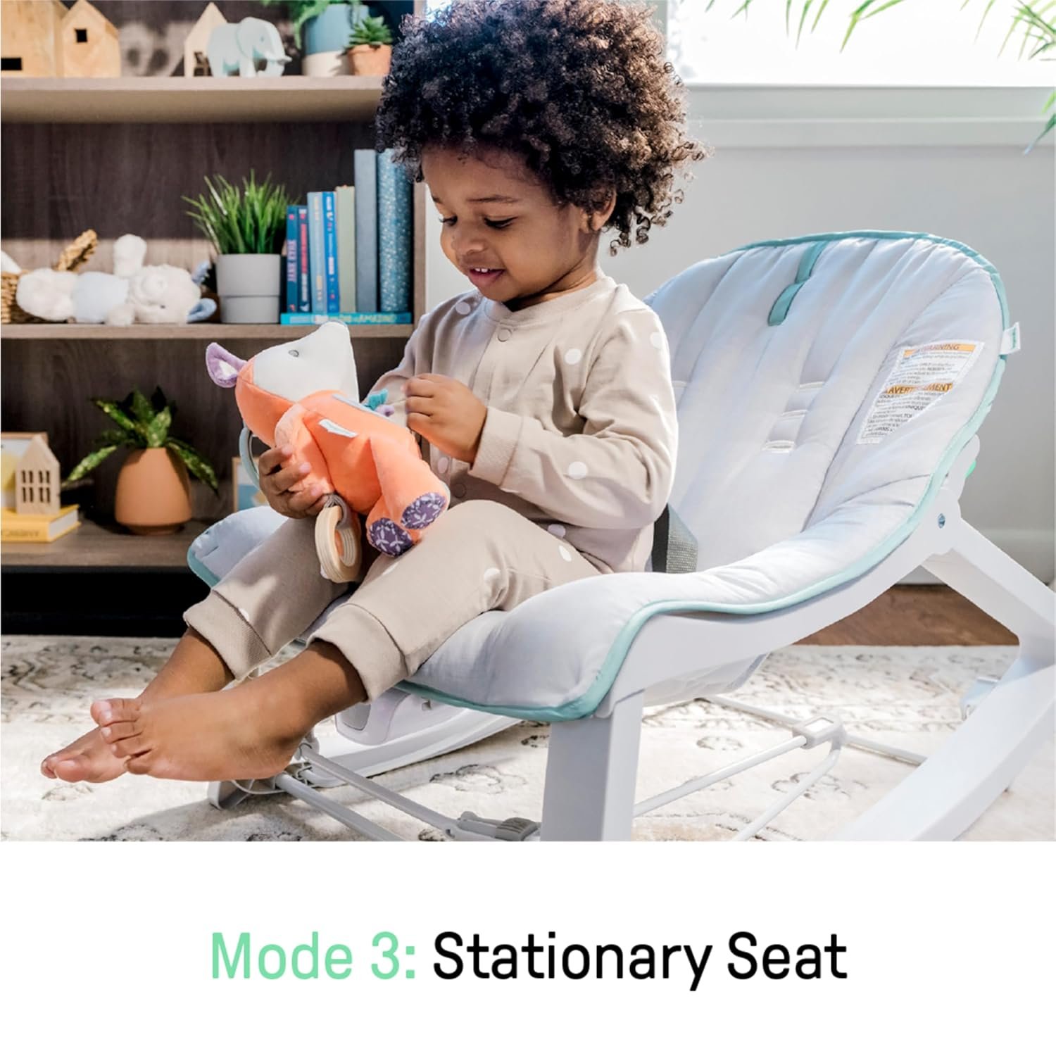Best Ingenuity Keep Cozy 3-in-1 Grow with Me Vibrating Baby Bouncer - Image 6