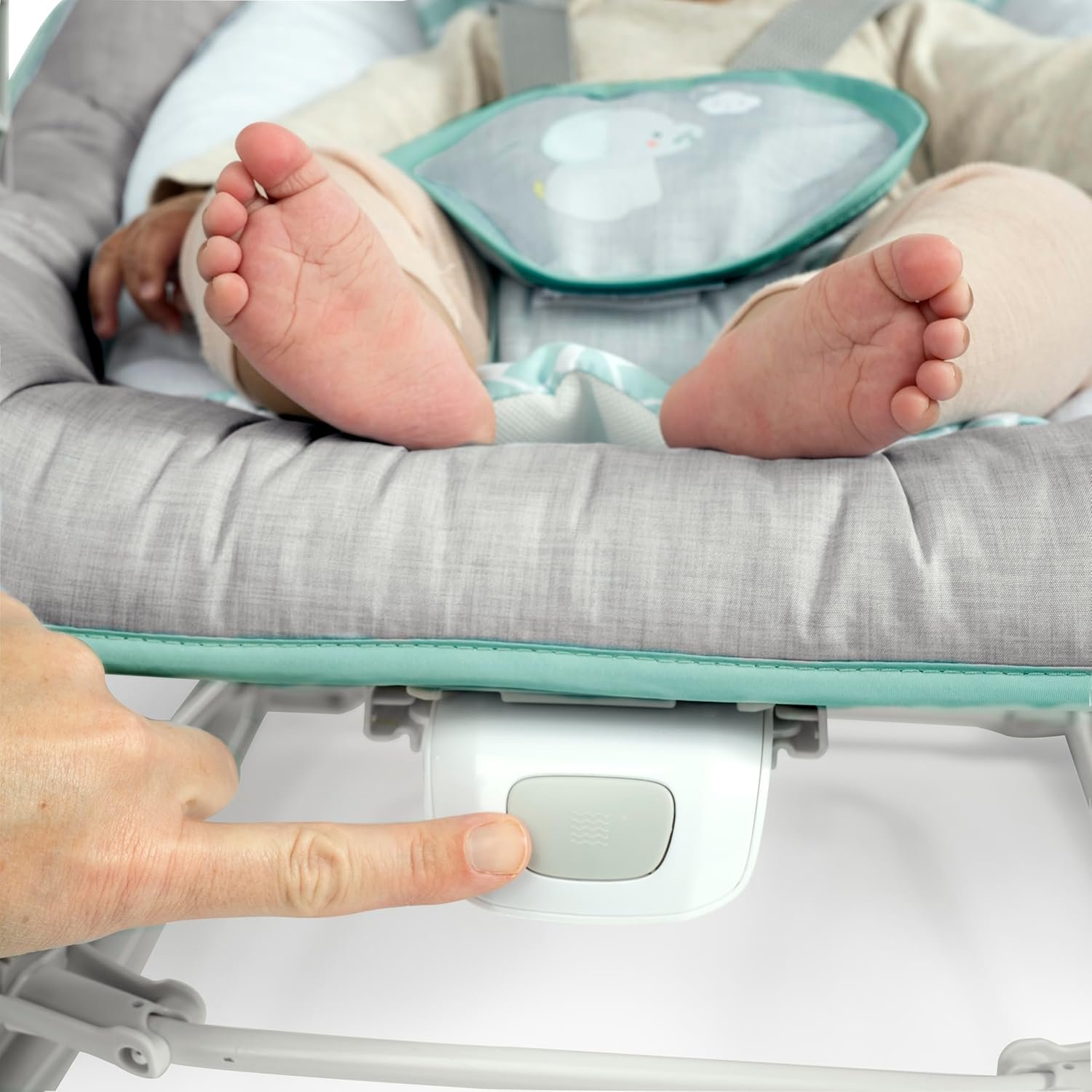 Best Ingenuity Keep Cozy 3-in-1 Grow with Me Vibrating Baby Bouncer - Image 4