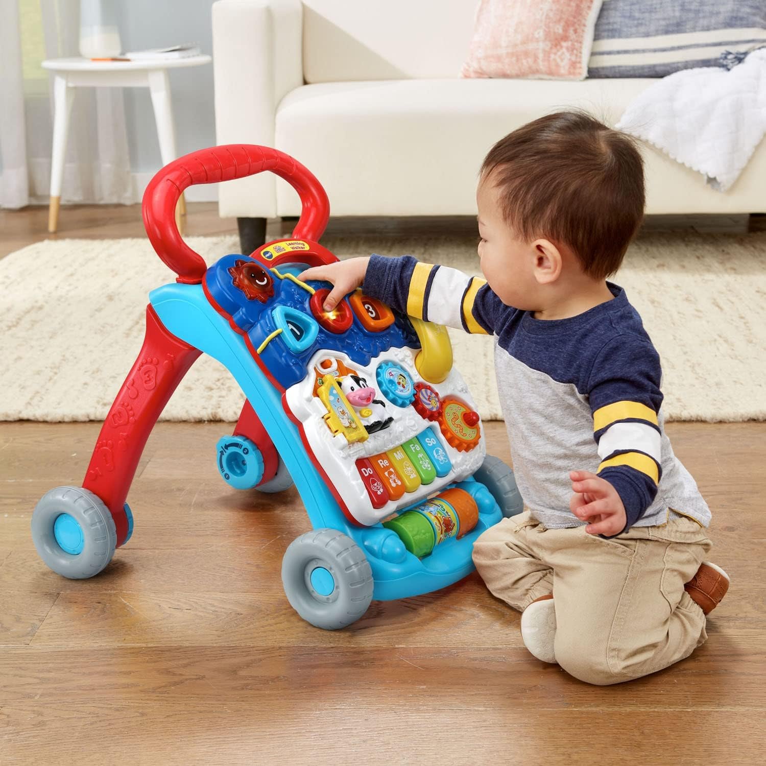 Best VTech Sit-To-Stand Learning Walker (Frustration Free Packaging), Blue review - Image 4