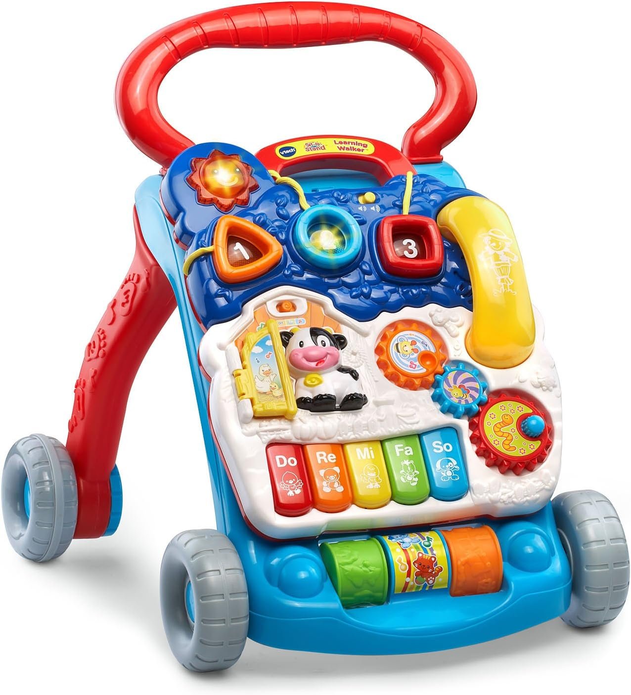 best VTech Sit-to-Stand Learning Walker in Blue – Best Educational Baby Walker