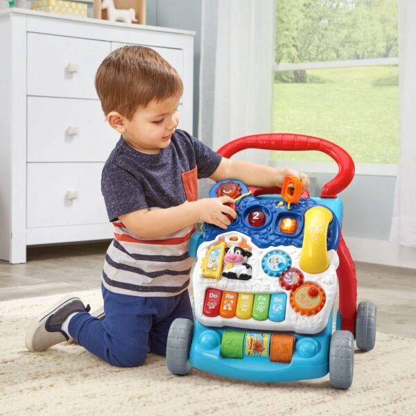 Best VTech Sit-To-Stand Learning Walker (Frustration Free Packaging), Blue review - Image 5