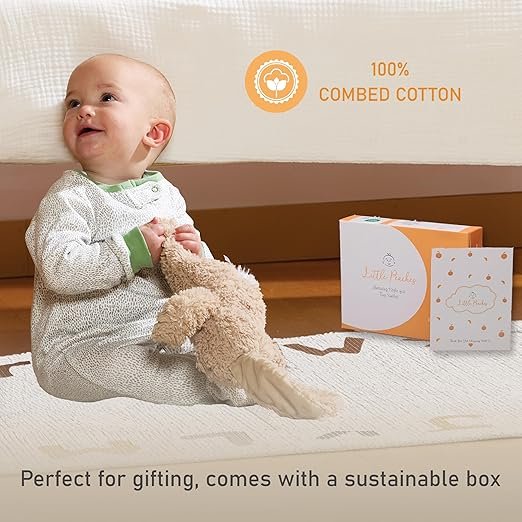 Best 4Pc Comfy Cozy Set - 2 Sleep Sack & 2 Footed Pajamas, Super Soft Baby Clothes, Sleepwear Set, Fits 3-6 Months - Image 3