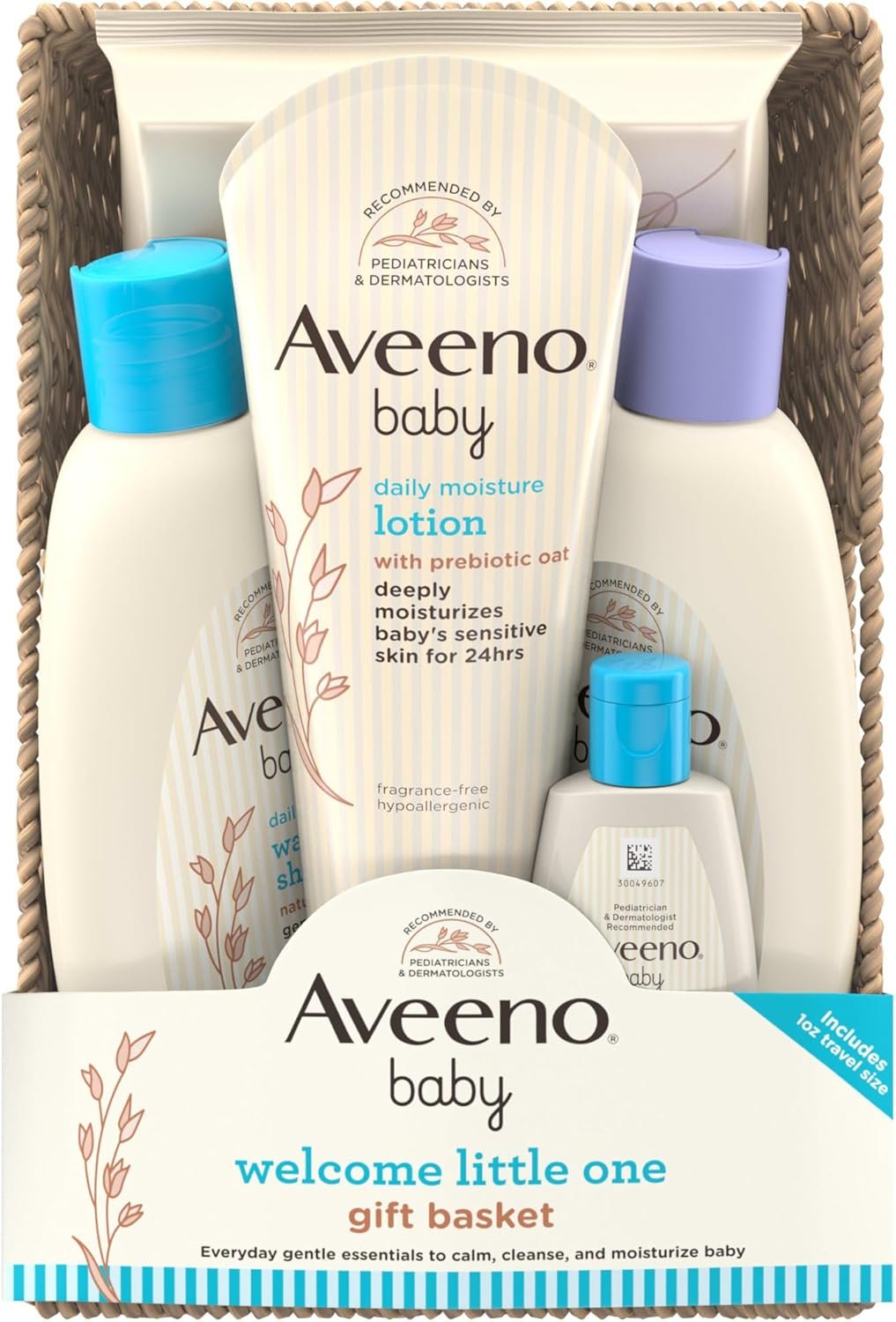 Best Aveeno Baby Gift Set Welcome Little One Gift Basket – Gentle Bath Time Essentials - Image 3