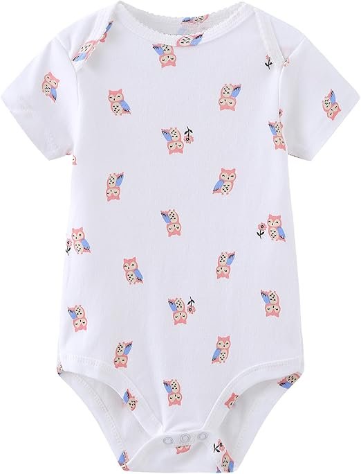 Buy Baby Bodysuit and Pant Set 10-pcs Cotton Soft Newborn Boy Girl Clothes Outfits Review - Image 3