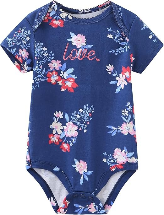 Buy Baby Bodysuit and Pant Set 10-pcs Cotton Soft Newborn Boy Girl Clothes Outfits Review - Image 8