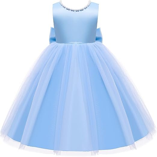 Baby Girl Ruffle Lace Pageant Dress - Perfect for Weddings & Parties, Flower Girl Style