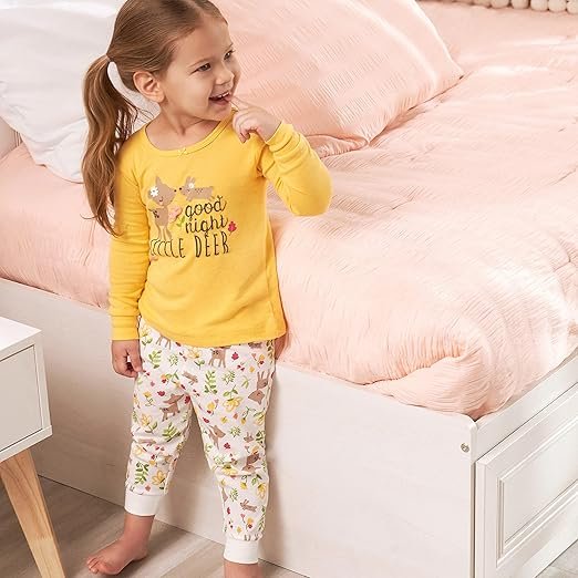 Best Gerber Baby Girls Toddler Snug Fit 4-Piece PJ Set Review - Image 3