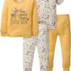 Gerber baby girls cotton pajama set