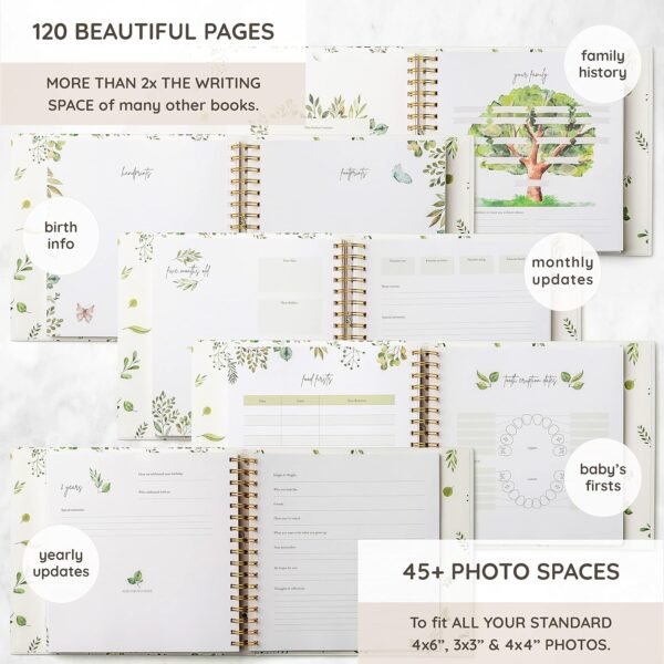 Best Keepsake Memory Book for Baby: First 5-Year Journal & Review - Image 6