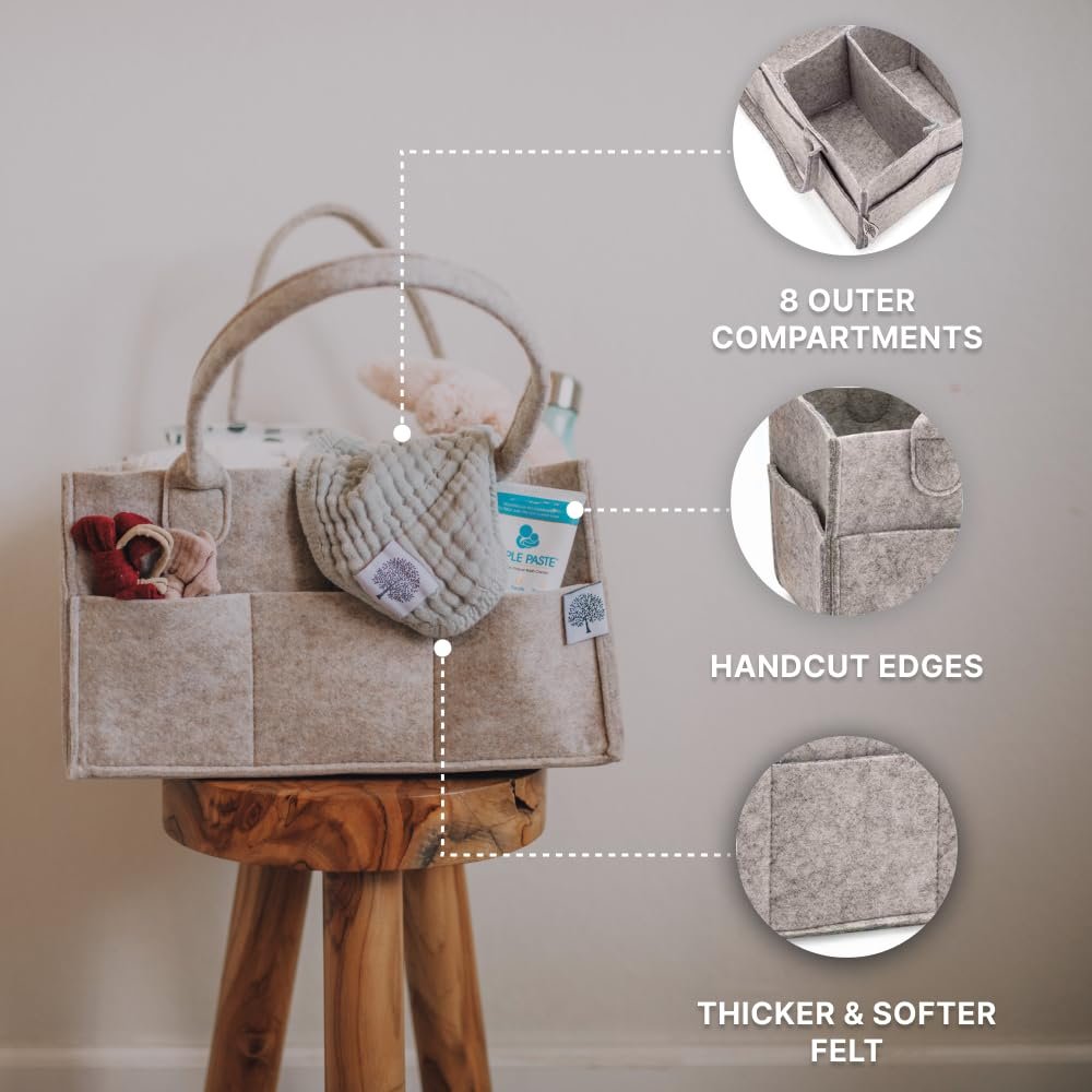 Best Parker Baby Diaper Caddy Organizer- Ultimate Nursery & Car Organizer for Busy Parents - Image 8