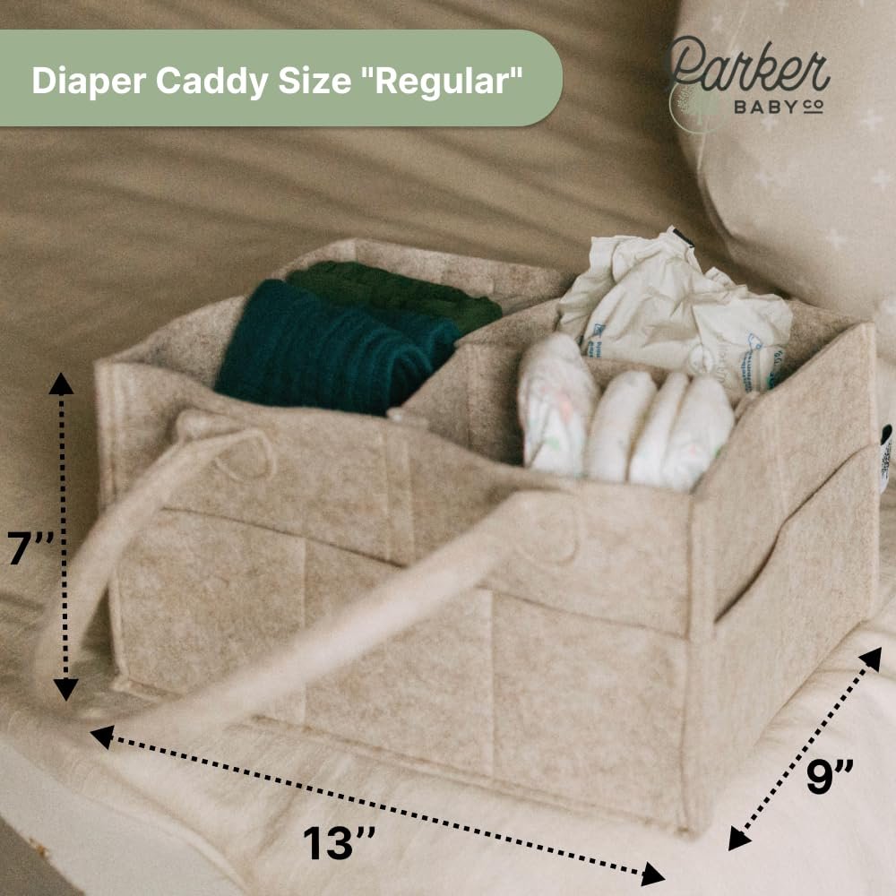 Best Parker Baby Diaper Caddy Organizer- Ultimate Nursery & Car Organizer for Busy Parents - Image 5
