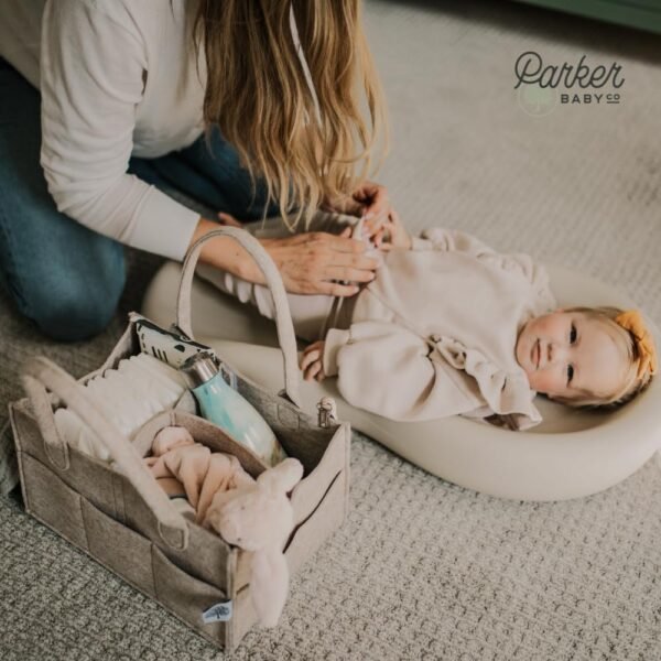 Best Parker Baby Diaper Caddy Organizer- Ultimate Nursery & Car Organizer for Busy Parents - Image 3