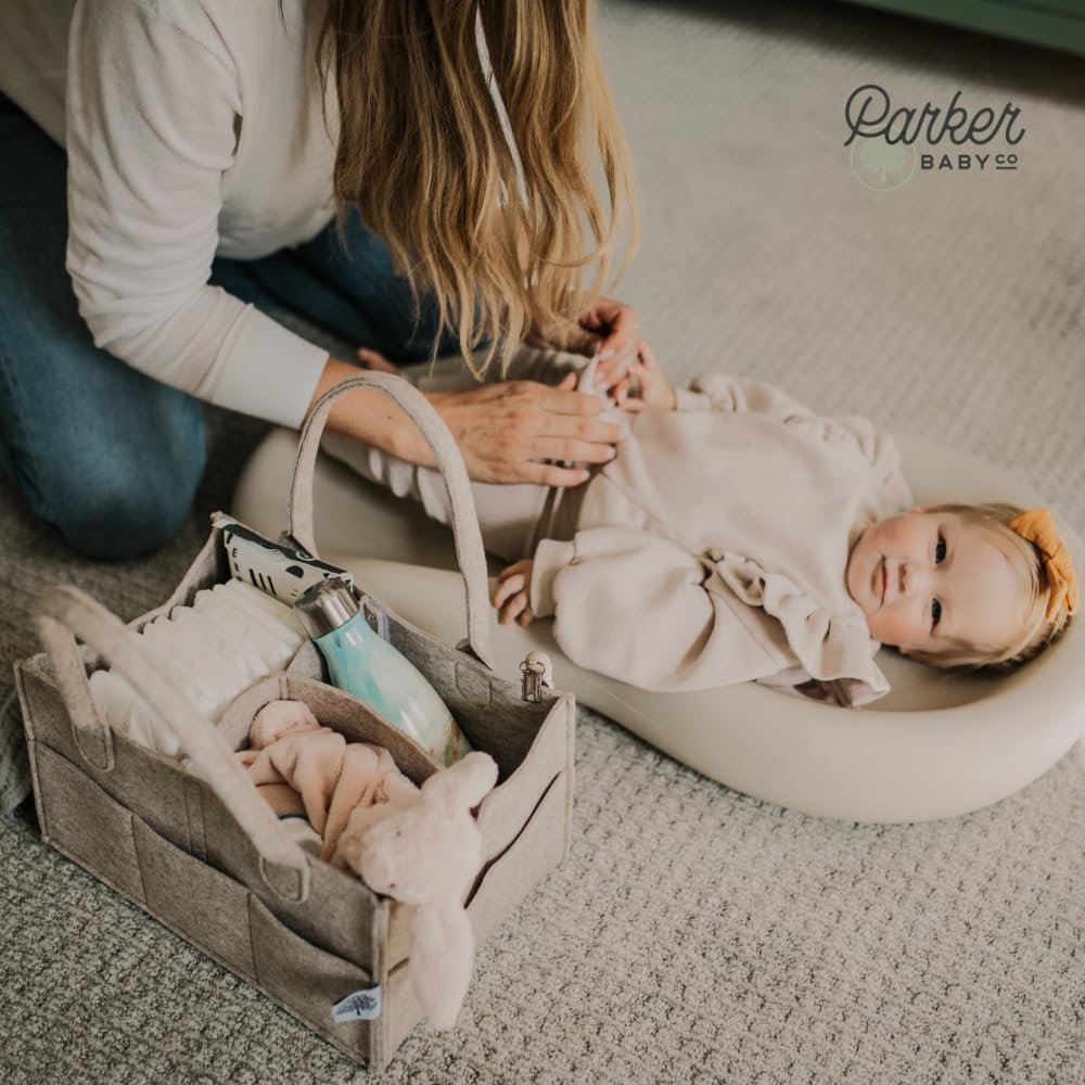Best Parker Baby Diaper Caddy Organizer- Ultimate Nursery & Car Organizer for Busy Parents - Image 3