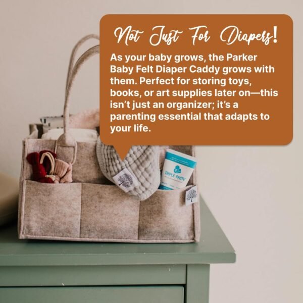 Best Parker Baby Diaper Caddy Organizer- Ultimate Nursery & Car Organizer for Busy Parents - Image 2