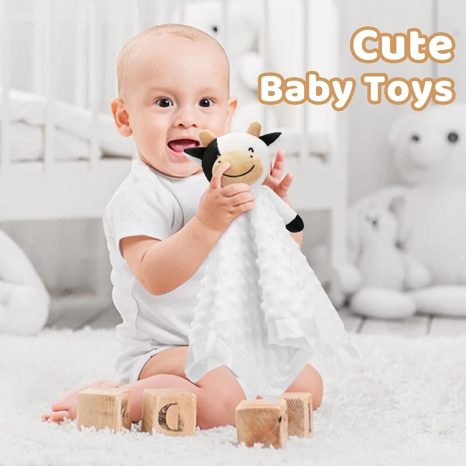 Best Pro Goleem Elephant Security Blanket – A Cuddly, Gender-Neutral Baby Lovey - Image 3