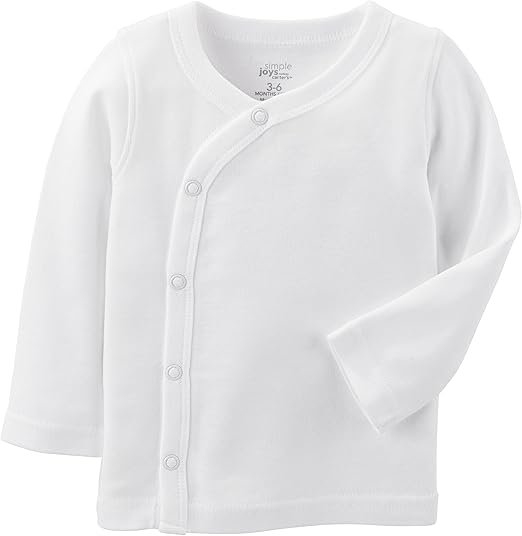Best Simple Joys by Carter's Baby 5-Pack Side-snap Long-Sleeve Shirt Review - Image 6