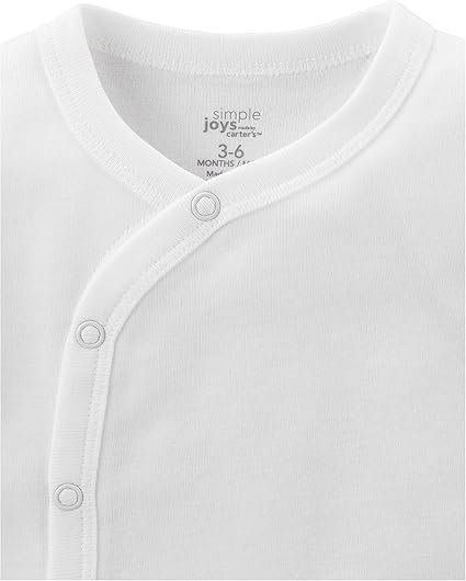 Best Simple Joys by Carter's Baby 5-Pack Side-snap Long-Sleeve Shirt Review - Image 5