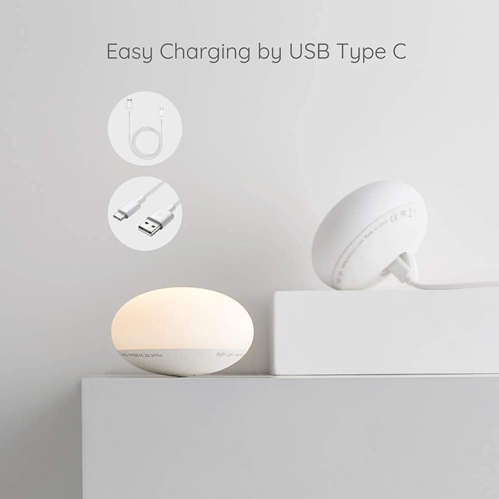 Anico EASZZZ Baby Night Light | BPA-Free Nursery Lamp, Stepless Dimming