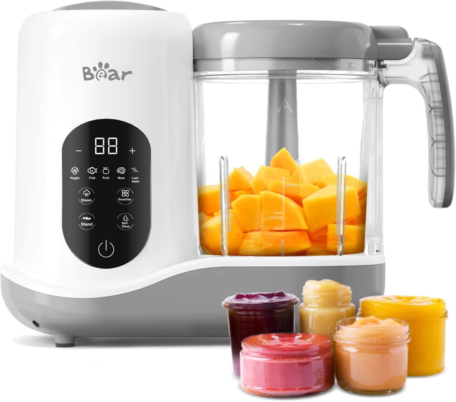 Buy BEAR 2024 Baby Food Maker: One-Step Steamer, Blender & Self-Cleaning Puree Processor - Image 2