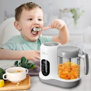 BEAR 2024 Baby Food Maker | One-Step Steamer & Blender for Healthy Homemade Baby Food.