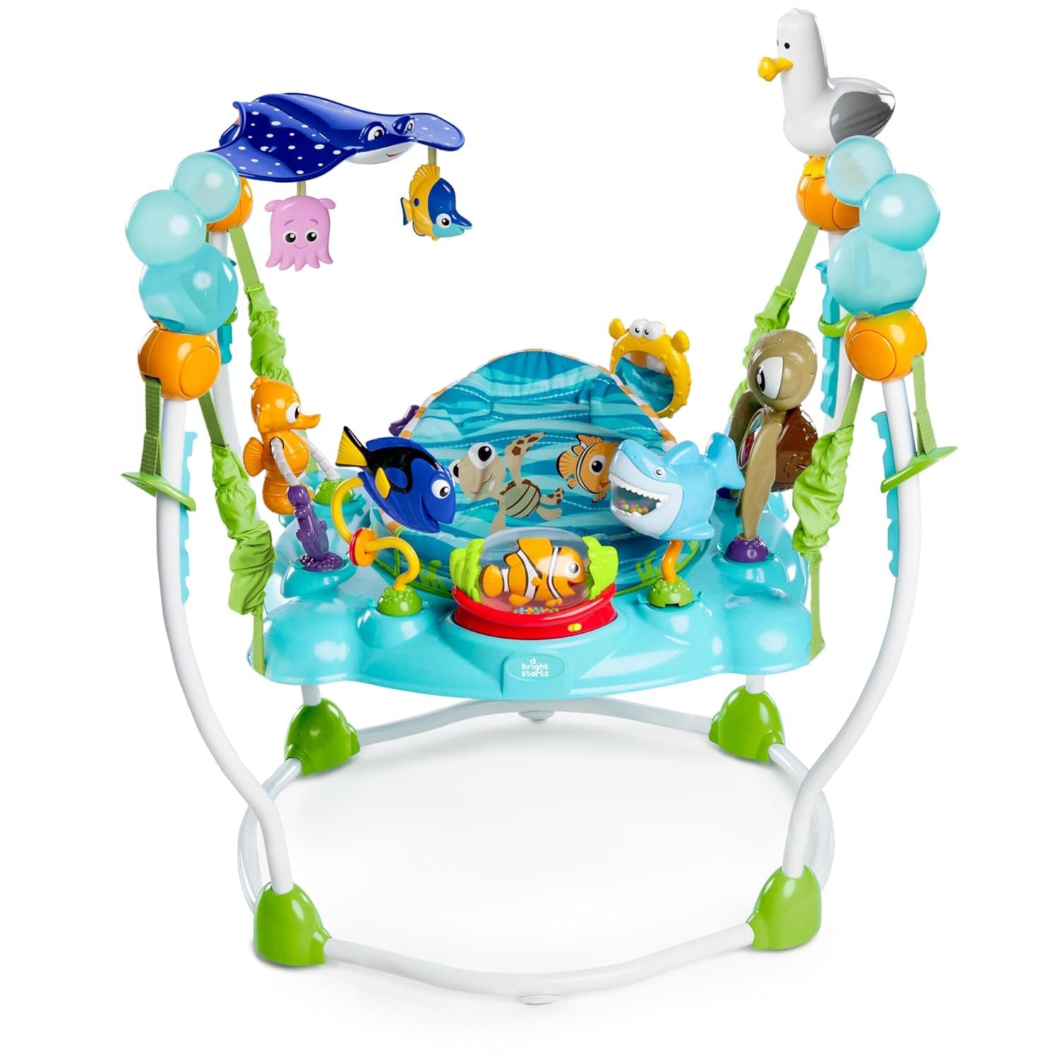 Best Bright Starts Disney Baby Jumper Review Finding Nemo Sea of Activities Jumper - Image 6