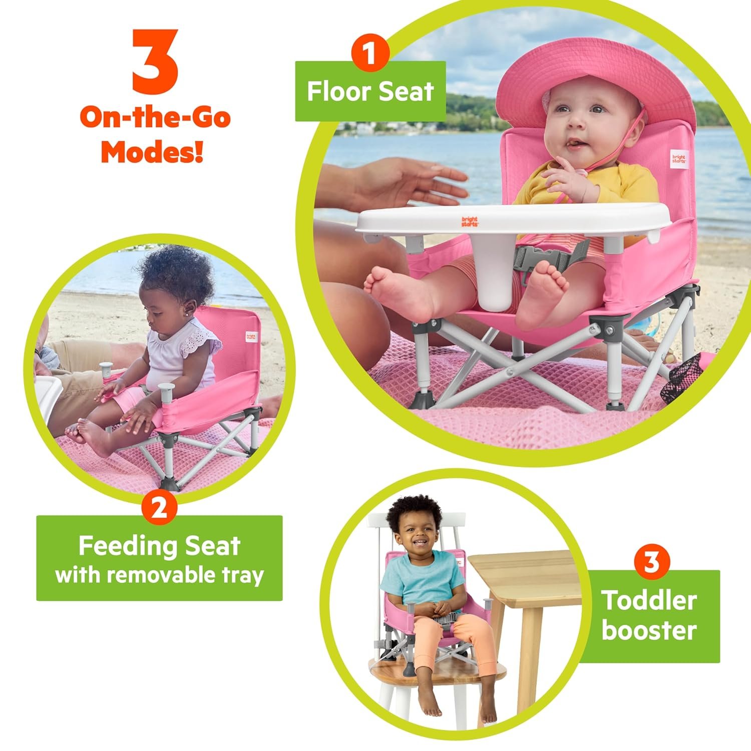 Best Bright Starts Pop 'N Sit Portable Baby Booster Chair Review – Perfect for On-the-Go Families - Image 6
