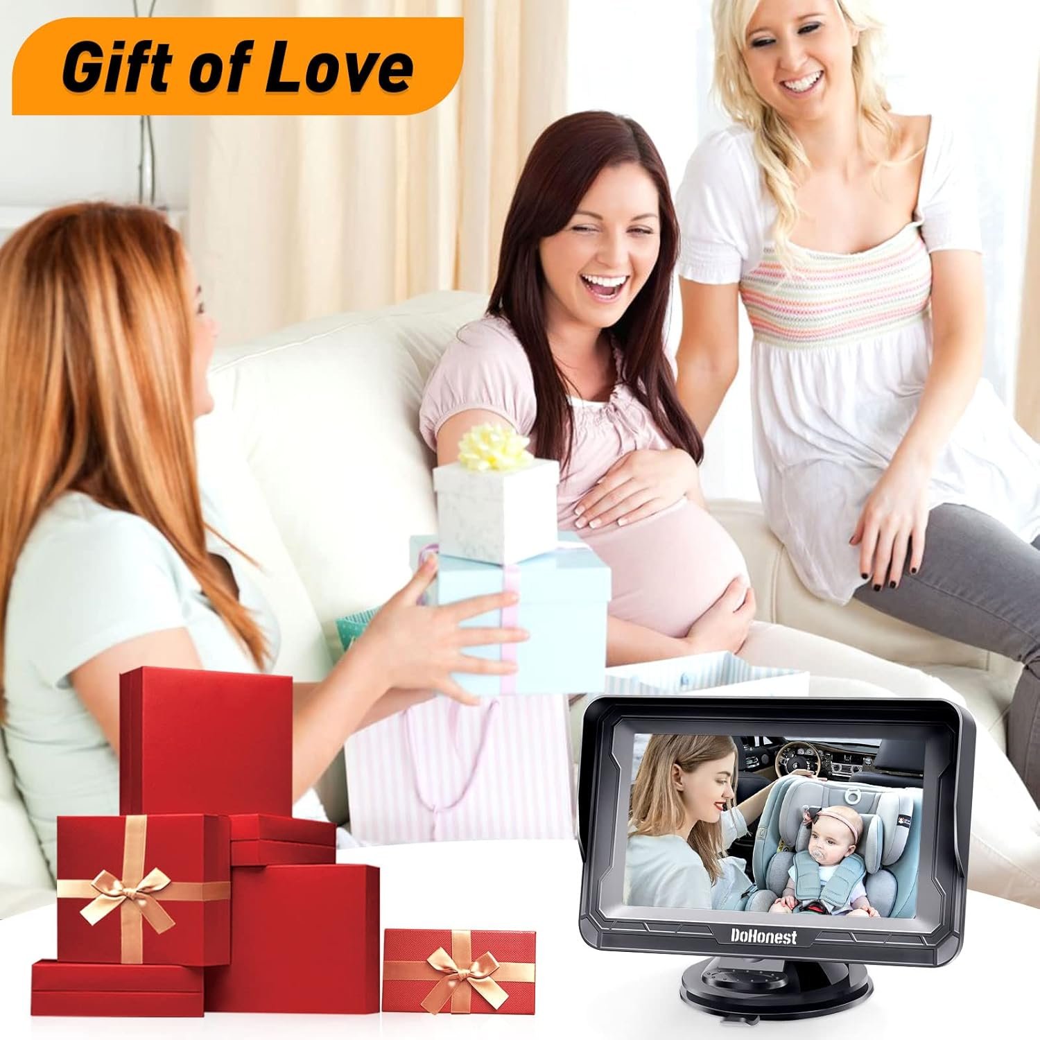 Latest DoHonest Baby Car Camera HD 1080P: Rear-Facing Infant Monitor for Safer Driving - Image 6