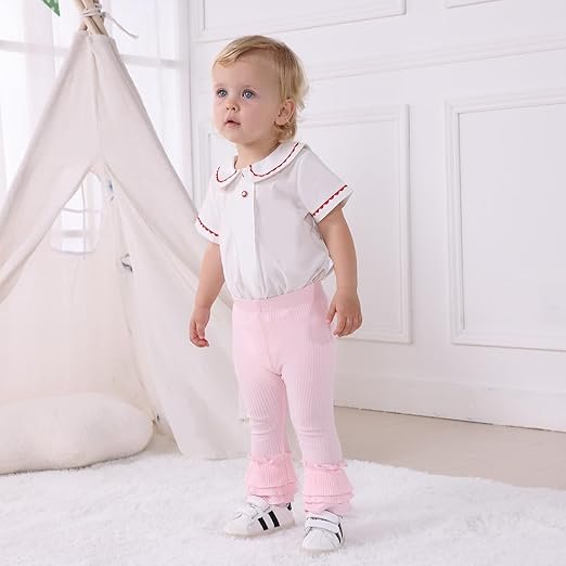 Best Limited DREAM BUS 5 Pack Baby Girl Bell Bottoms Stylish Pants. - Image 3