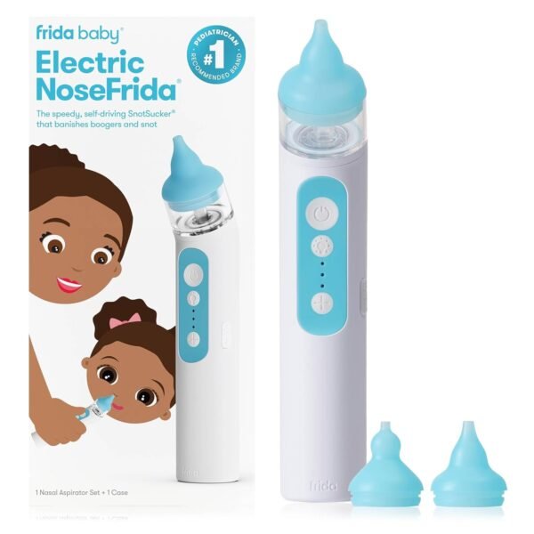 Frida Baby NoseFrida Nasal Aspirator – Gentle, Safe & Effective Baby Congestion Relief & Snot Sucker.