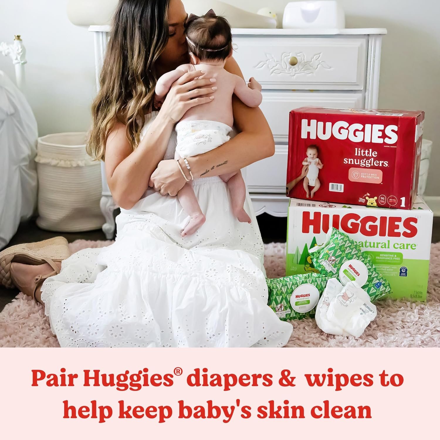 Buy Huggies Natural Care Sensitive Baby Wipes – Unscented & Hypoallergenic (288 Count) - Image 8