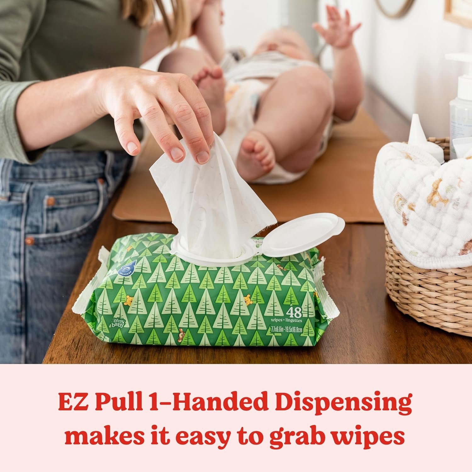 Buy Huggies Natural Care Sensitive Baby Wipes – Unscented & Hypoallergenic (288 Count) - Image 3