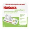 Huggies Natural Care Sensitive Baby Wipes - Unscented & Hypoallergenic Wipes for Delicate Skin.