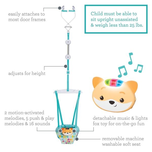 The Most Popular Infantino 2-in-1 Music & Lights Infantino Doorway Jumper Review - Image 6