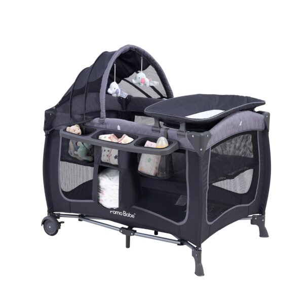 Best Pamo Babe Portable Baby Playard with Canopy – 4-in-1 Nursery Center Review - Image 3