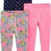 Simple Joys by Carter's Girls 3-Pack Leggings Comfort & Style for Kids