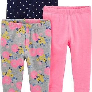 Simple Joys by Carter's Girls 3-Pack Leggings Comfort & Style for Kids