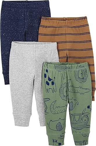 Best Simple Joys by Carters Unisex Babies Pant Pack of 4 - Image 9