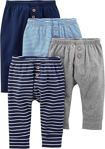 Best Simple Joys by Carters Unisex Babies Pant Pack of 4 - Image 7