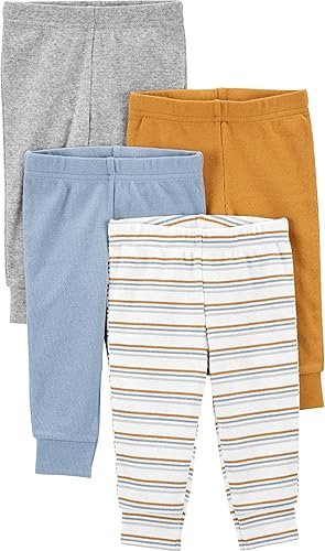 Best Simple Joys by Carters Unisex Babies Pant Pack of 4 - Image 6