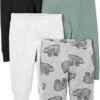 Unisex Baby Pants by Carters Simple Joys Comfortable & Practical 4 Pack