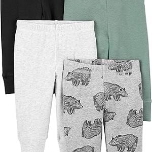 Unisex Baby Pants by Carters Simple Joys Comfortable & Practical 4 Pack