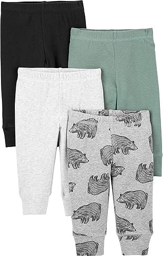 Unisex Baby Pants by Carters Simple Joys Comfortable & Practical 4 Pack